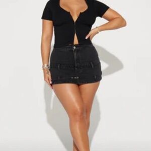 Denim skirt